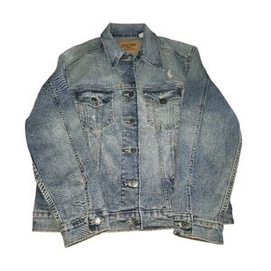 VINTAGE Levis Signature Gold Jean Jacket Trucker Denim- S